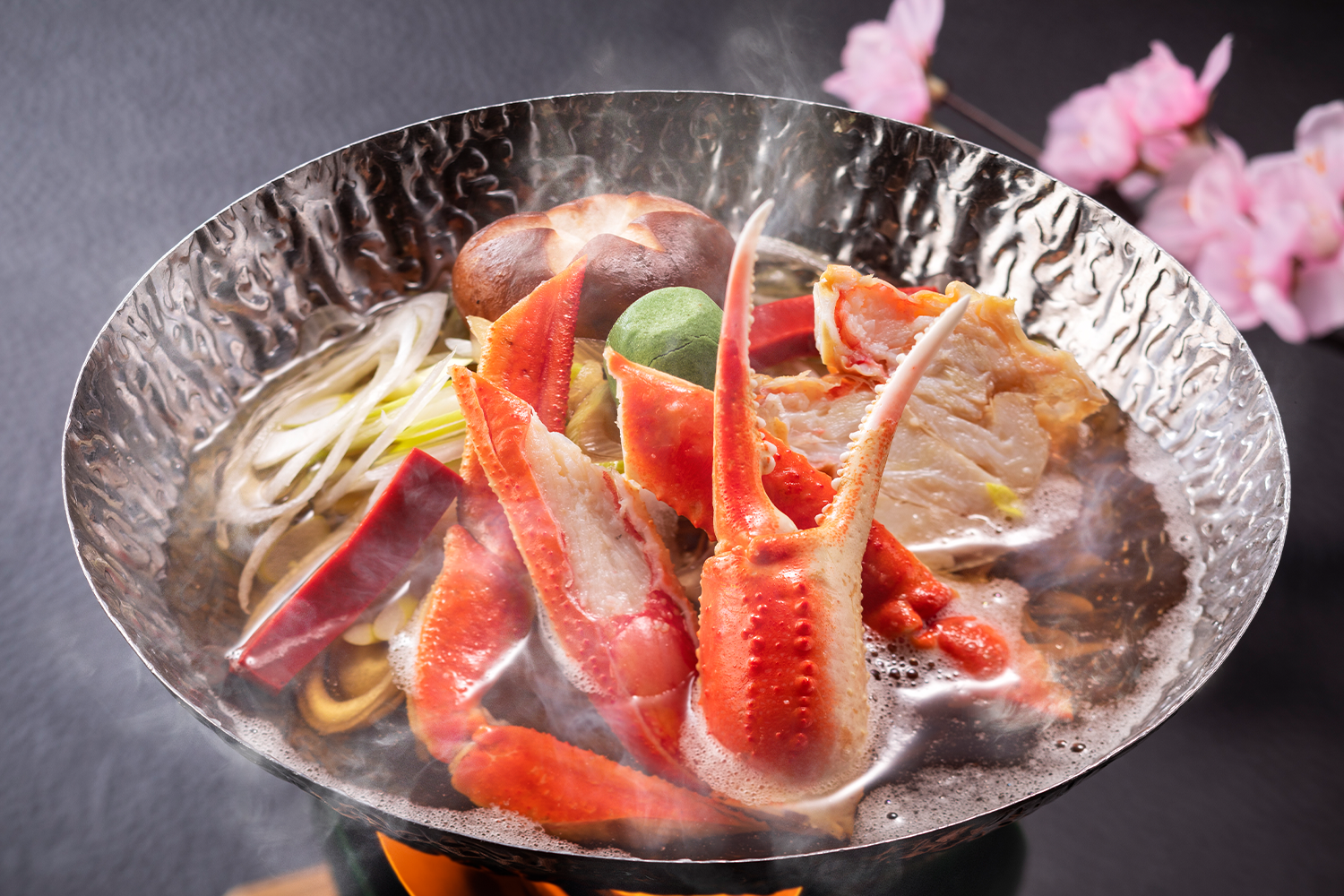 24年春膳 ずわい蟹愛妻鍋